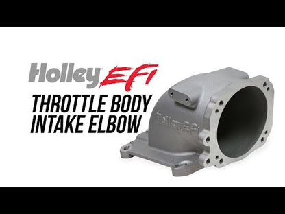 EFI Throttle Body Intake Elbow-Black Finish