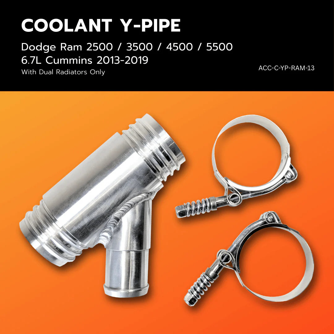 Ram Cummins 6.7L - Aluminum Coolant Y-Pipe (2013-2019)