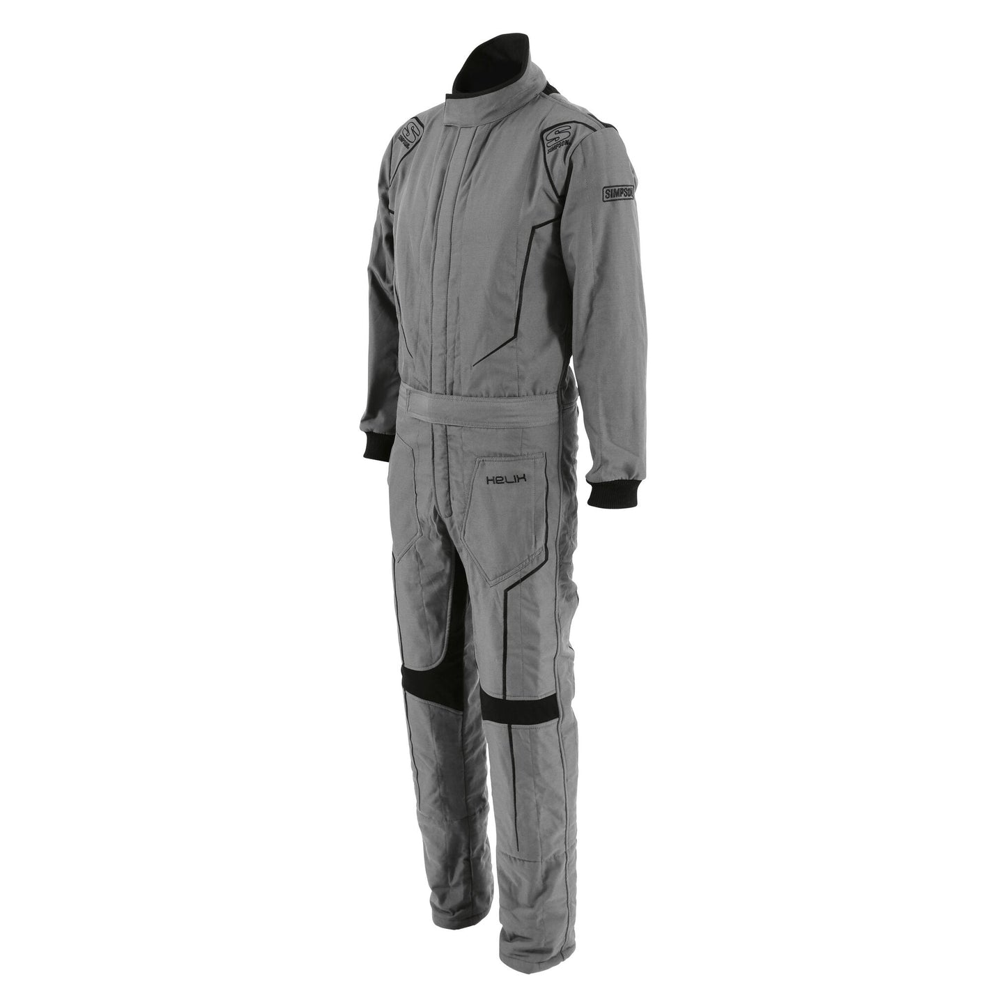 Simpson Racing Helix Racing Suit - small - helix grey