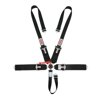 Simpson Racing Lcl 55" Lap Bolt-In 5-Point Pull-Down Harness - 55" - black