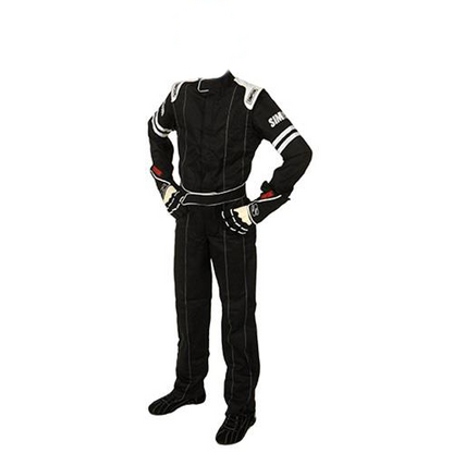 Simpson Racing Legend Ii Youth Racing Suit - xl - black / black