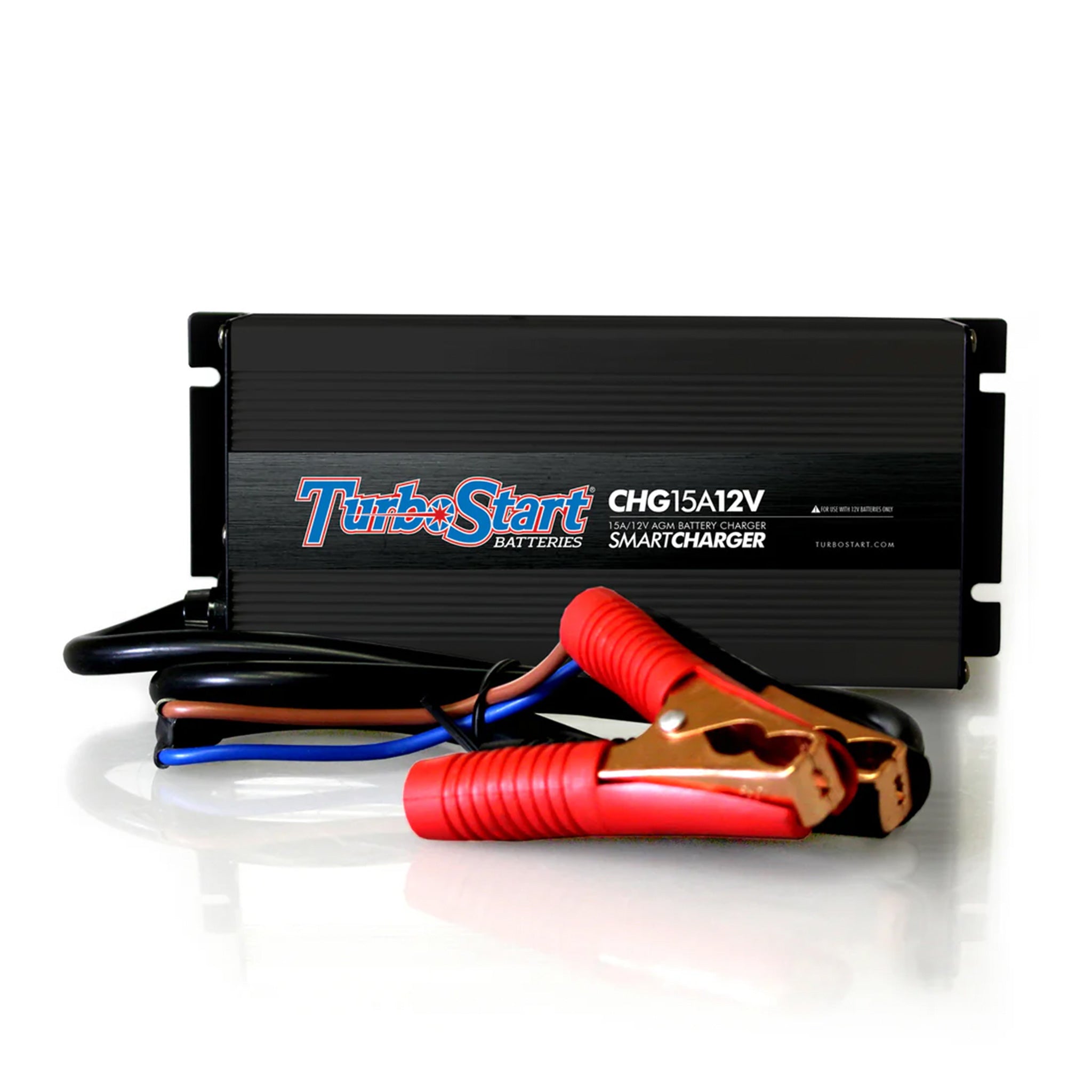 TurboStart CHG15A12V 12V battery charger for AGM and high-performance automotive batteries