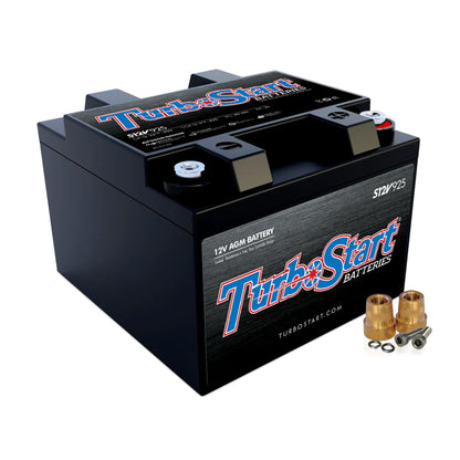TurboStart S12V925 12V AGM racing battery for drag racing, circle track, and high-performance automotive applications