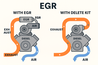 What Is EGR on Diesel Engines? Benefits of EGR Delete Kits Explained