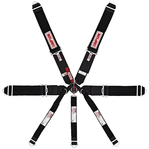 Simpson Racing Harness - Multi Point Connections