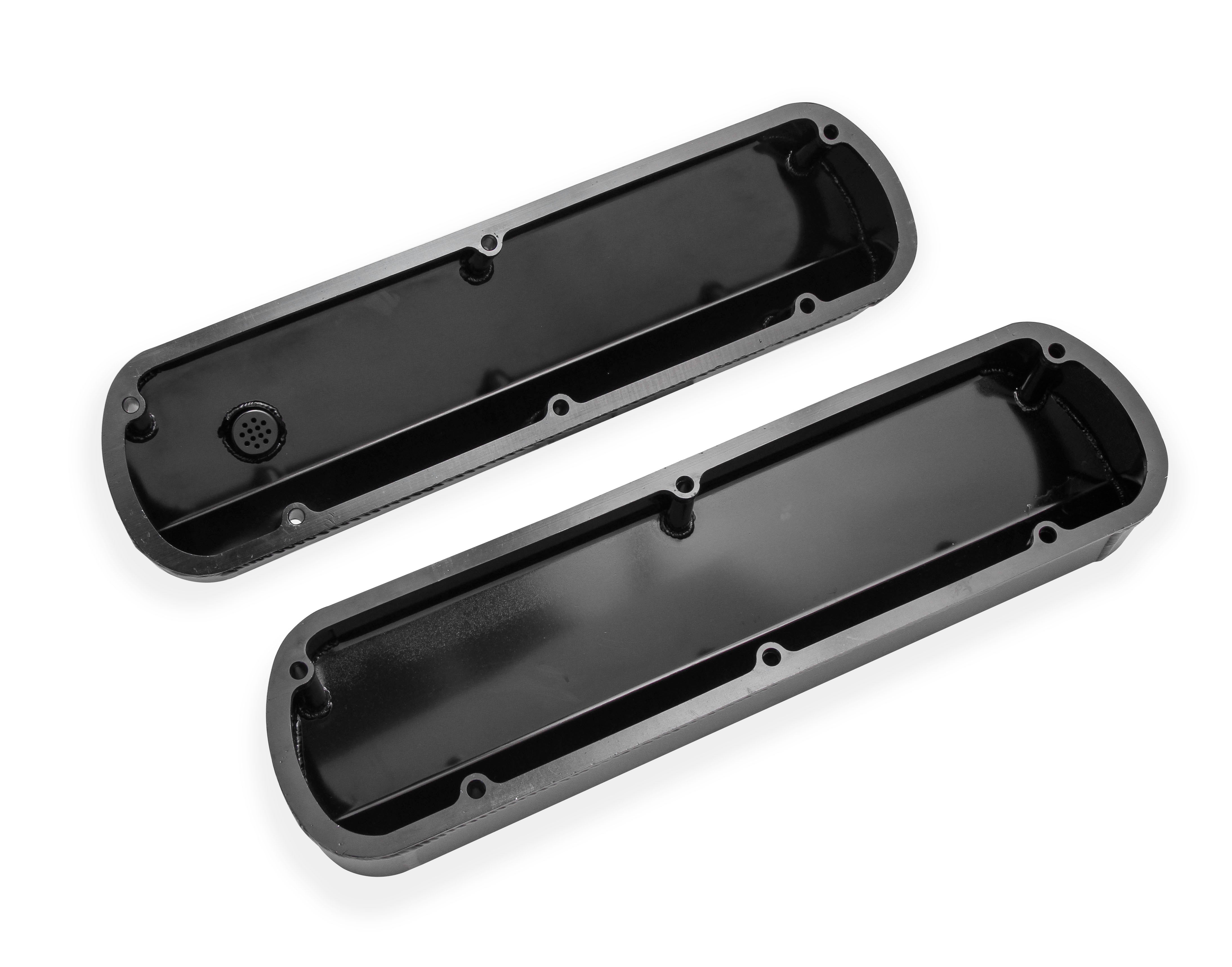 Sniper Valve Cover - Fabricated Aluminum - Ford Small Block - Tall  - Black