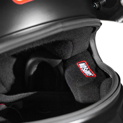 Simpson Vudo SA2025 helmet – Black – Inside comfort view
