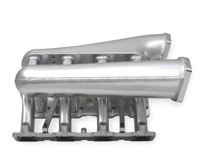 Sniper EFI Fabricated Intake Manifold Dual Plenum 92mm LS3/L92, Rail Kit - Slvr
