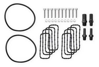 Sniper EFI Fabricated Intake Manifold Dual Plenum 102mm LS3/L92, Rail Kit - Blk