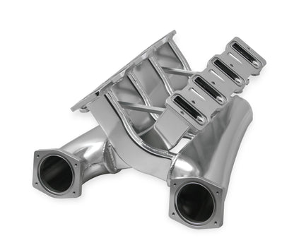 Sniper EFI Fabricated Intake Manifold Dual Plenum 92mm LS1/2/6, Rail Kit - Slvr