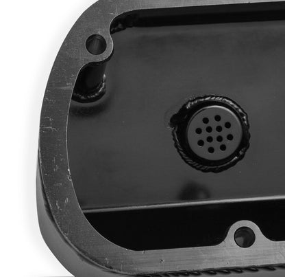 Sniper Valve Cover - Fabricated Aluminum - Ford Small Block - Tall  - Black
