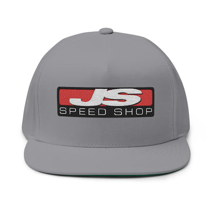 JS Speed Shop Logo Snapback Vintage Flat Bill Cap
