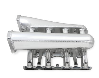 Sniper EFI Fabricated Intake Manifold Dual Plenum 102mm LS3/L92, Rail Kit - Slvr