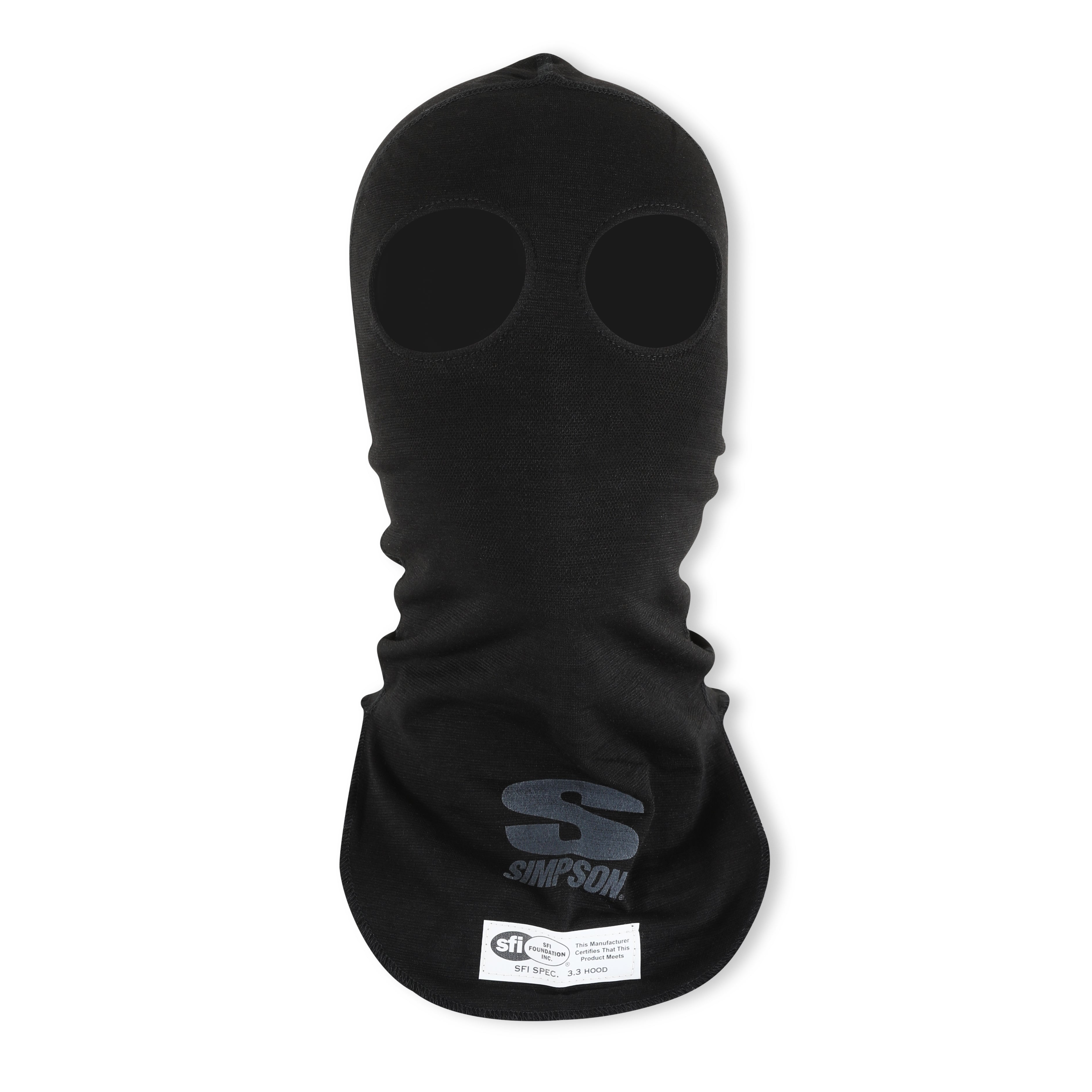 Simpson Profit Headsock Dual Eye - Black