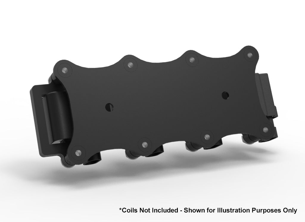 Holley EFI Igntion Coil Remote Relocation Bracket, Black Finish, Pair