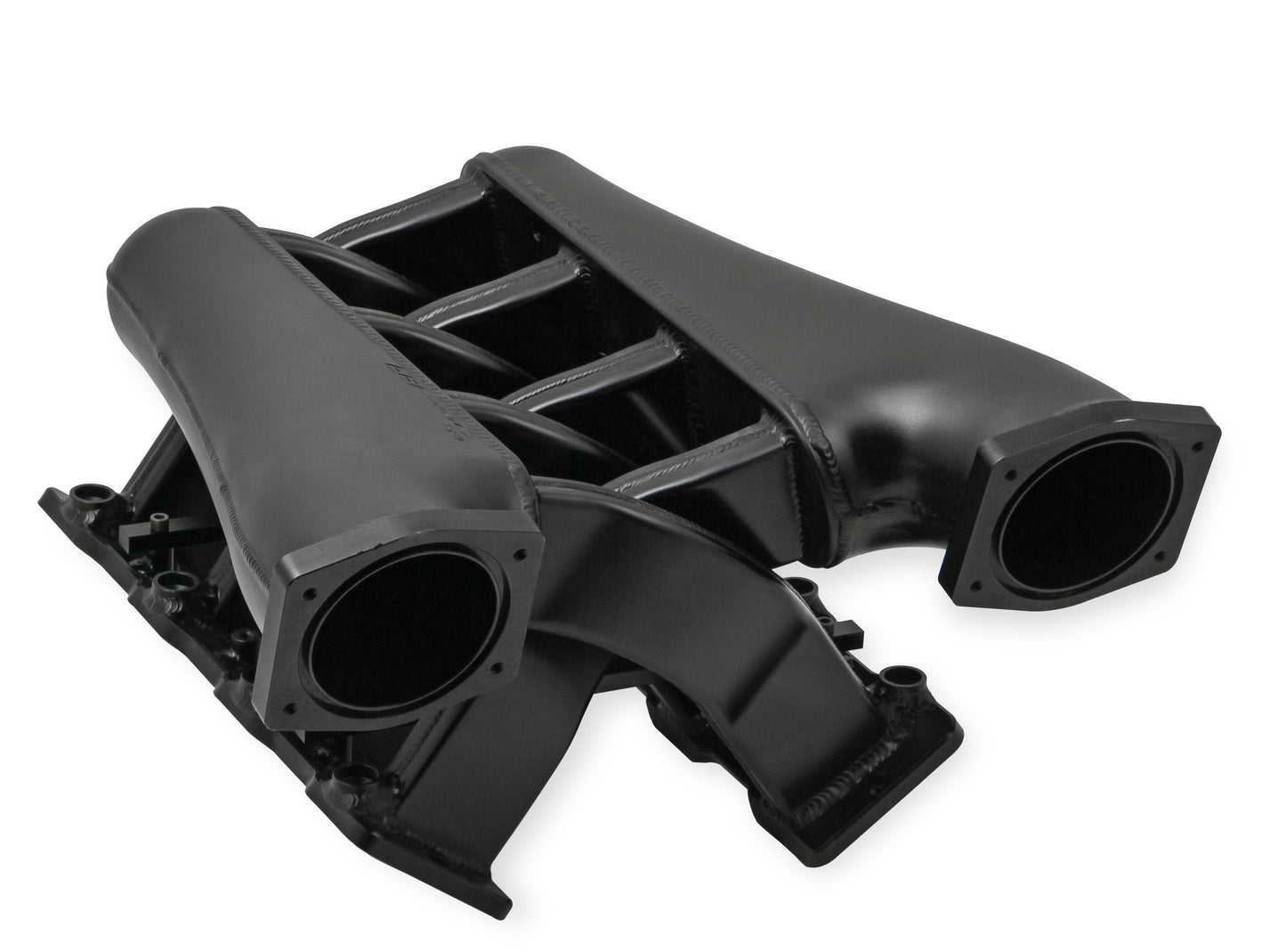 Sniper EFI Fabricated Intake Manifold Dual Plenum 92mm LS1/2/6, Rail Kit - Blk
