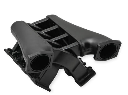 Sniper EFI Fabricated Intake Manifold Dual Plenum 92mm LS1/2/6, Rail Kit - Blk