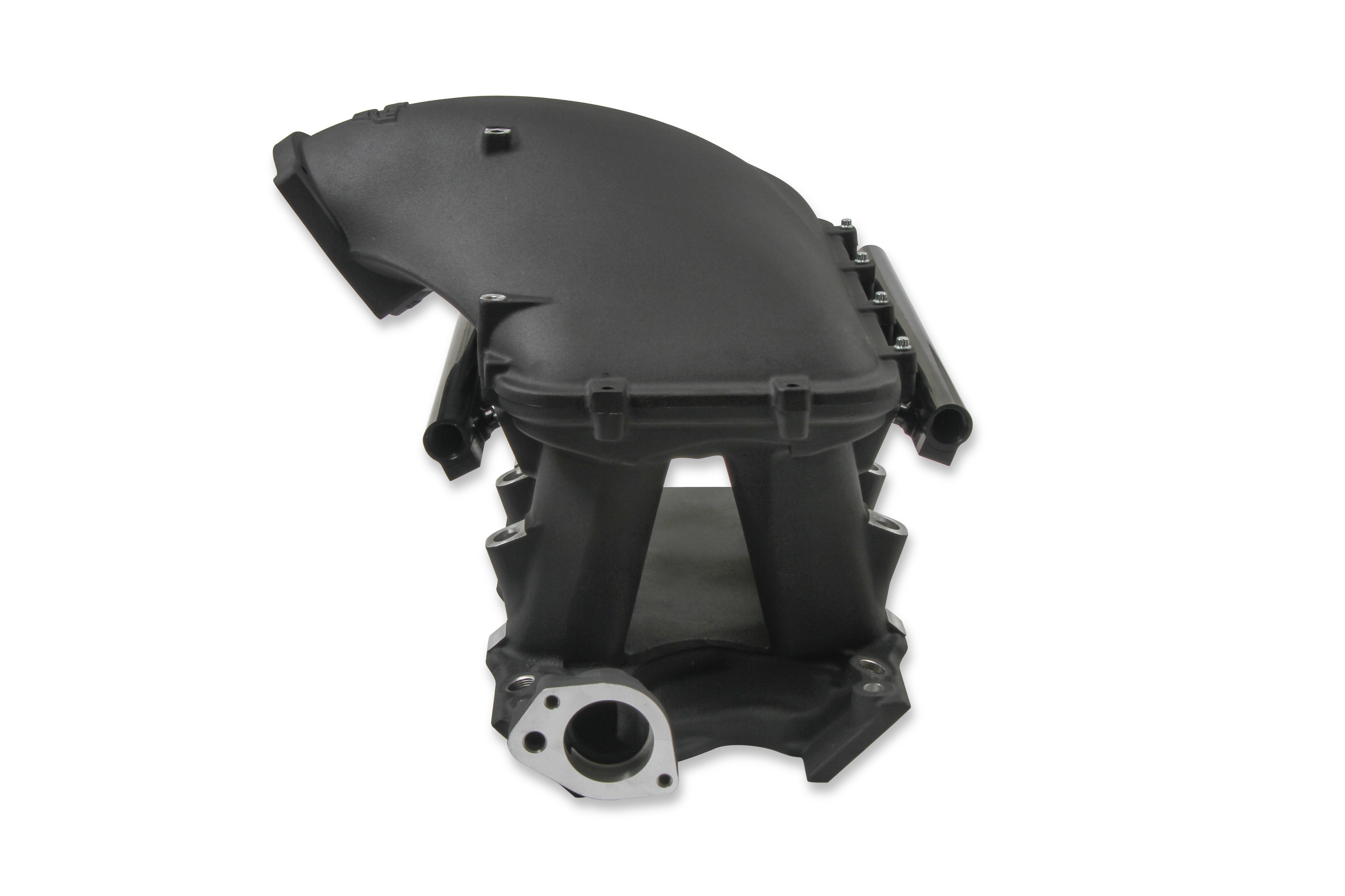 8.2" SBF Ford Hi-Ram EFI Manifold with Side Mount Top-Black