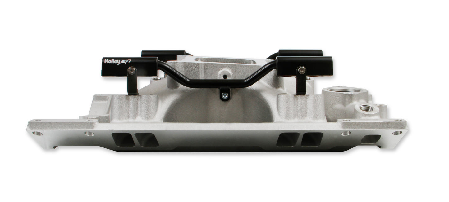Holley EFI SBC 4150 Single Plane Fuel Injection Intake Manifold<br>Chevy Small Block V8 with L31 Vortec cylinder heads