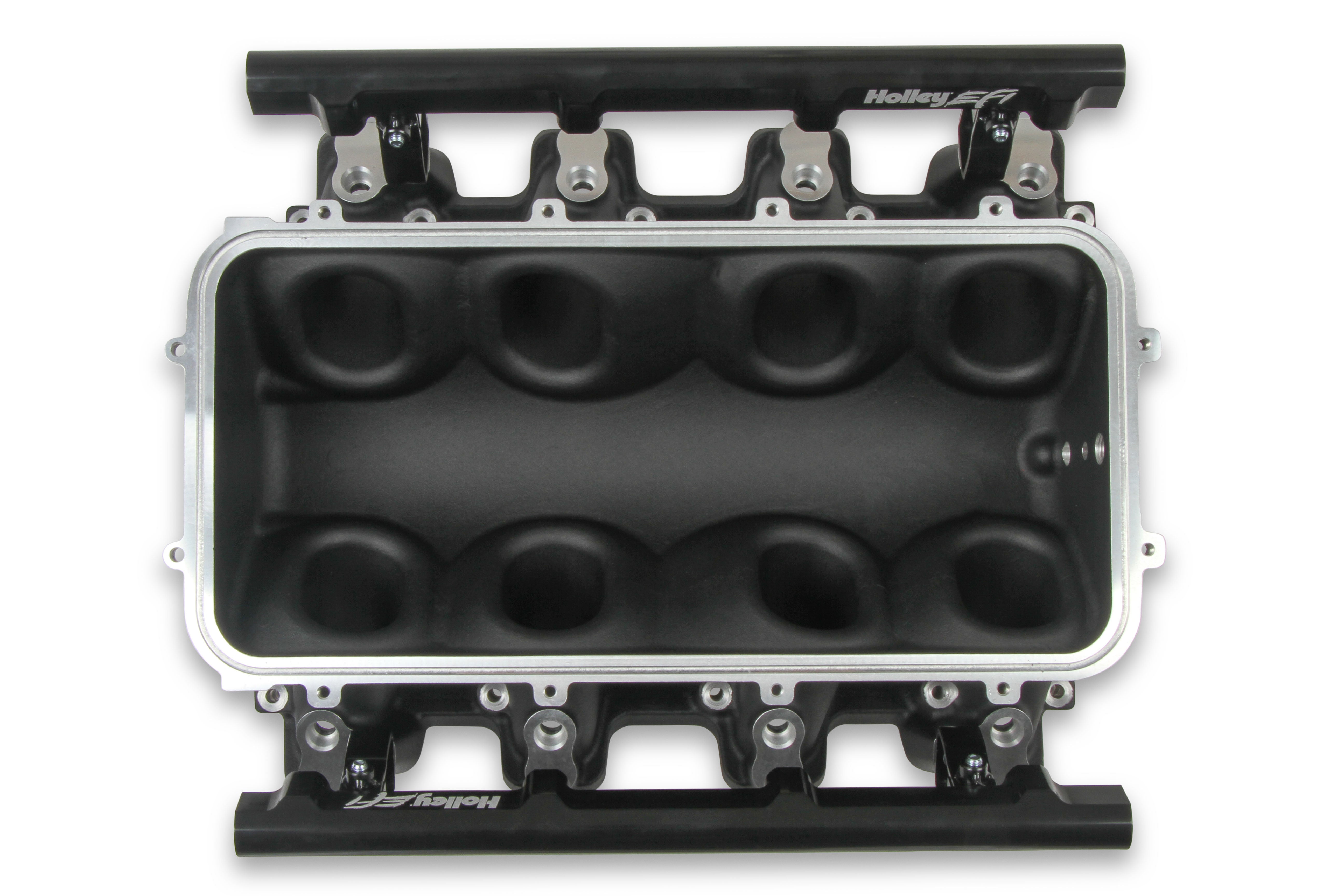 Holley Lo-Ram Manifold Base and Fuel Rails Single Fuel Injector GM LS3/L93