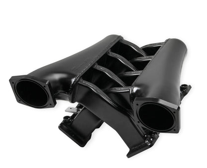 Sniper EFI Fabricated Intake Manifold Dual Plenum 102mm LS1/2/6, Rail Kit - Blk
