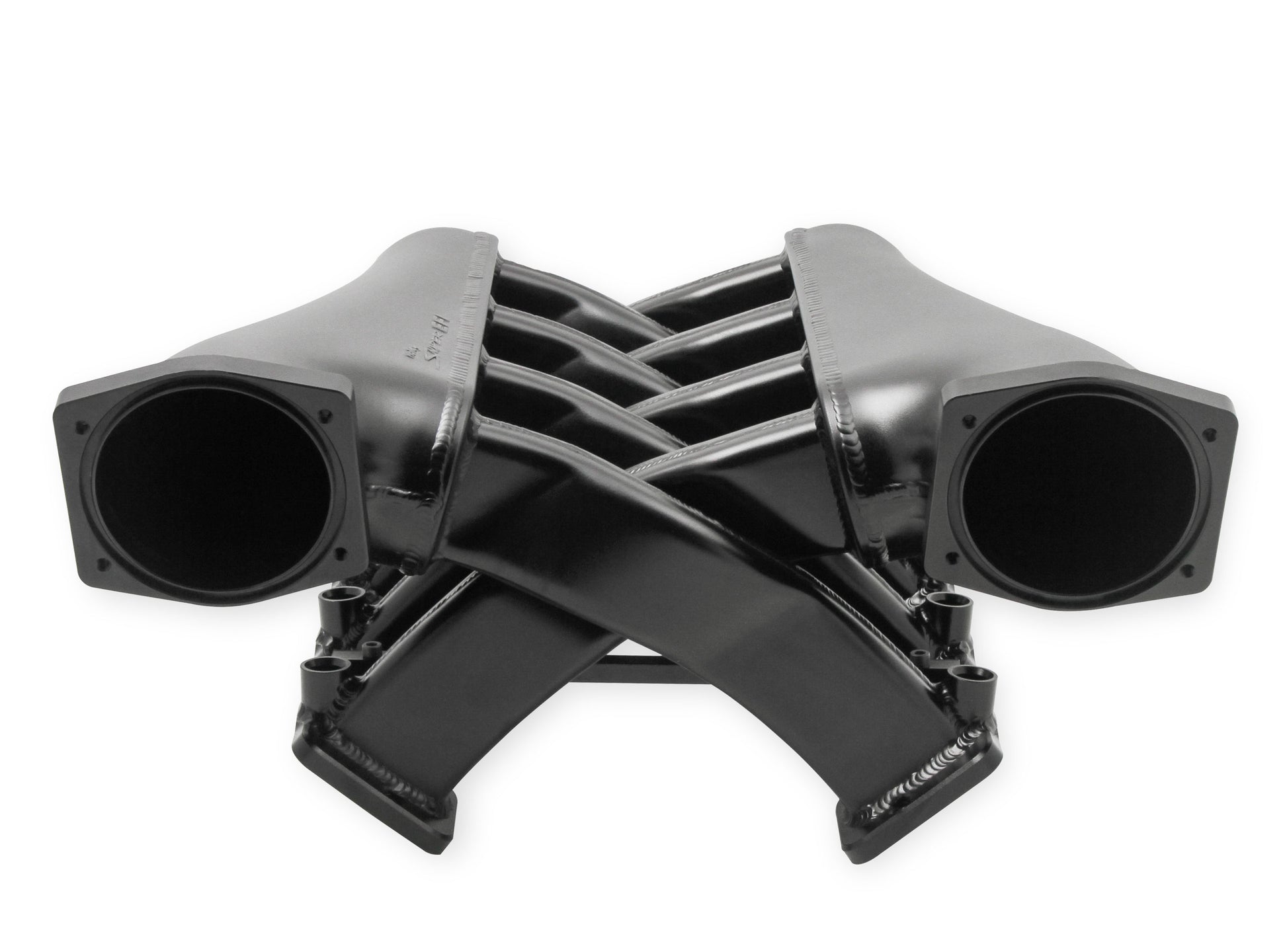 Sniper EFI Fabricated Intake Manifold Dual Plenum 102mm LS3/L92, Rail Kit - Blk