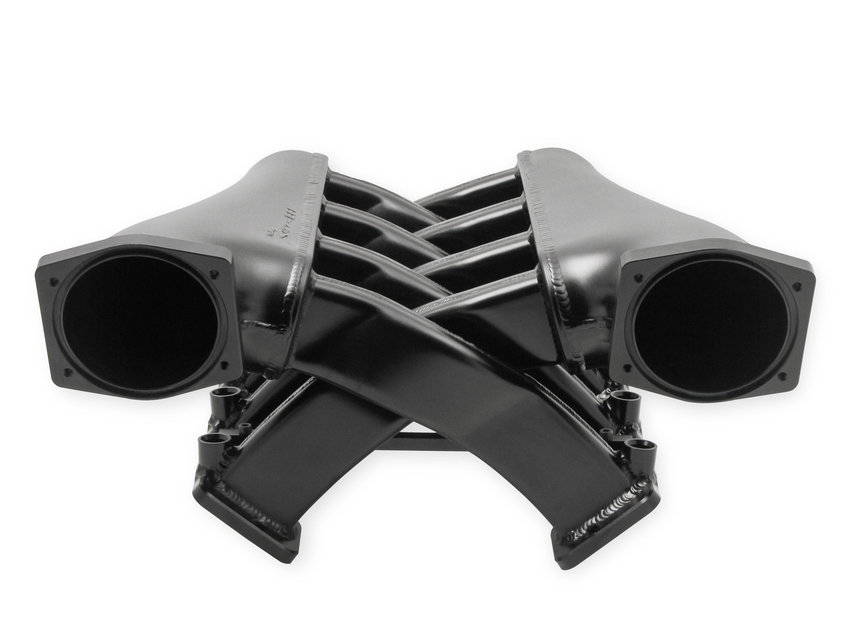 Sniper EFI Fabricated Intake Manifold Dual Plenum 102mm LS3/L92, Rail Kit - Blk