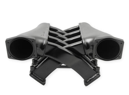 Sniper EFI Fabricated Intake Manifold Dual Plenum 102mm LS3/L92, Rail Kit - Blk