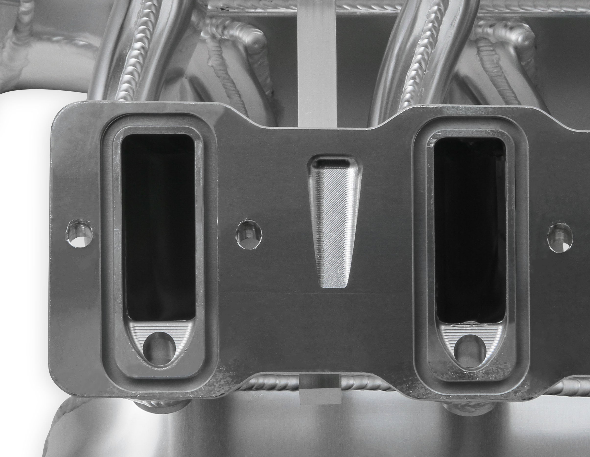 Sniper EFI Fabricated Intake Manifold Dual Plenum 92mm LS1/2/6, Rail Kit - Slvr