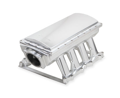 Sniper EFI Fabricated Race Intake Manifold - 2011-14 Ford 5.0L Coyote - Silver