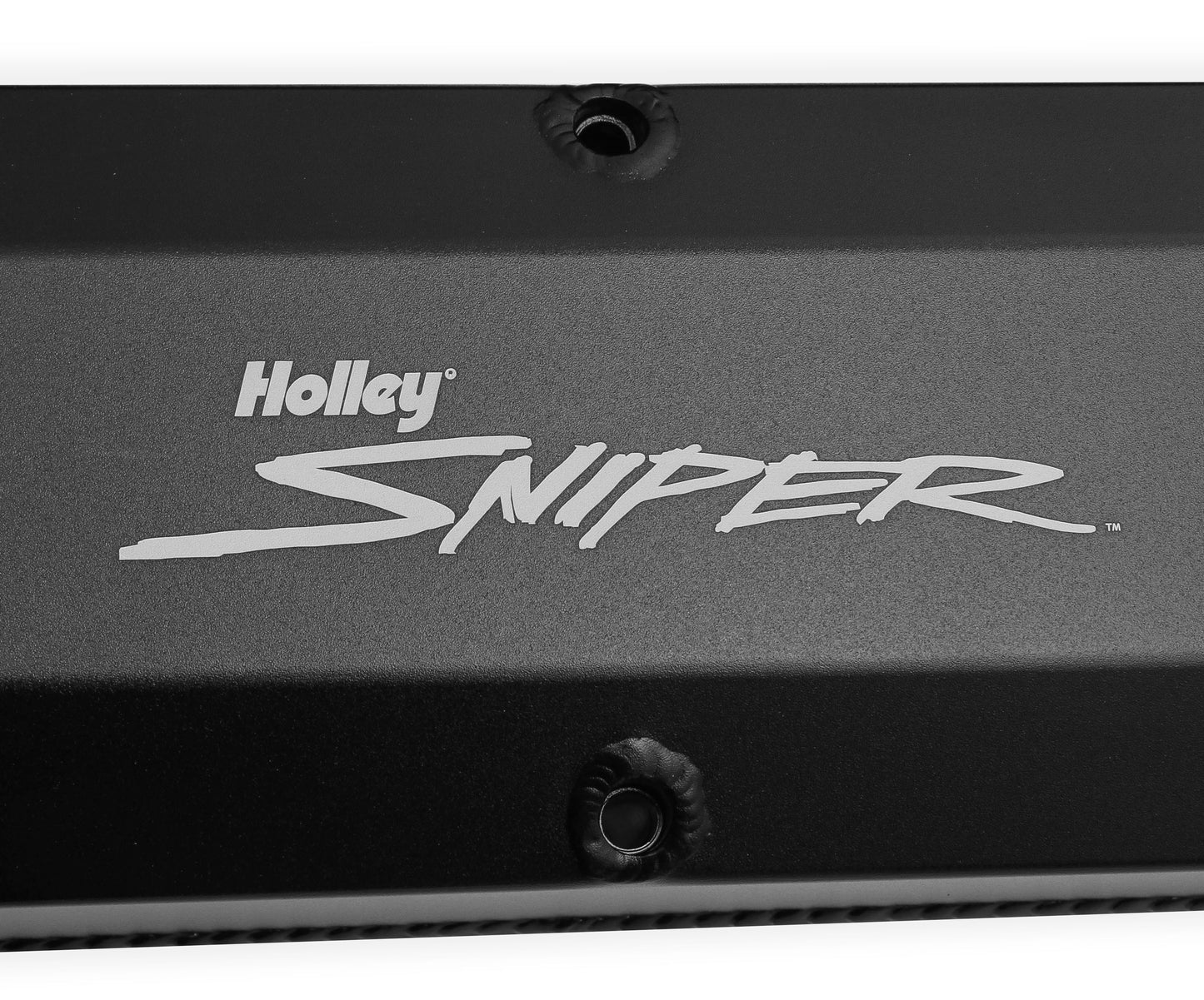 Sniper Valve Cover - Fabricated Aluminum - Ford Small Block - Long Bolt - Black