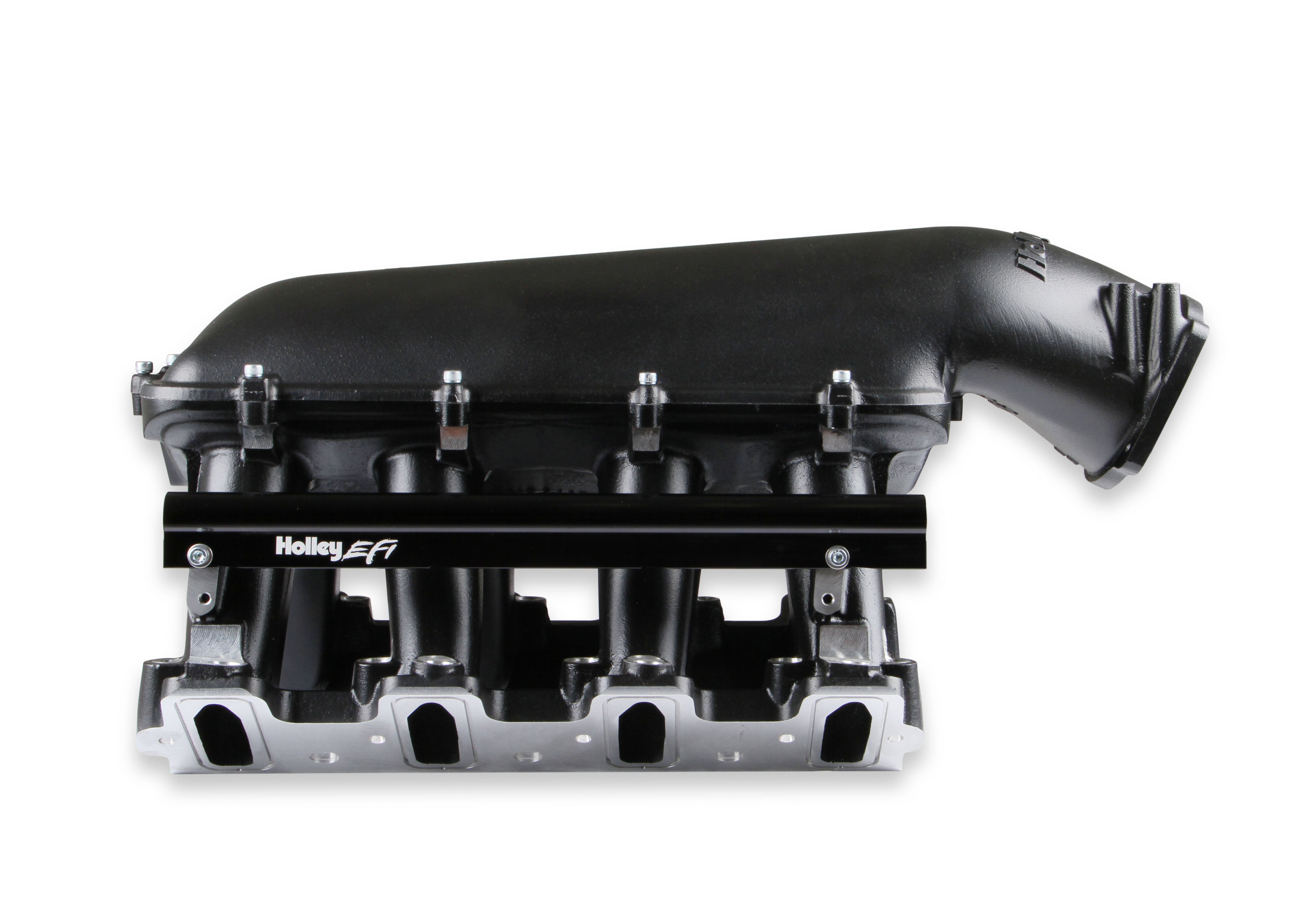 Holley LS Hi-Ram EFI Manifold - Black GM LS1/LS2/LS6