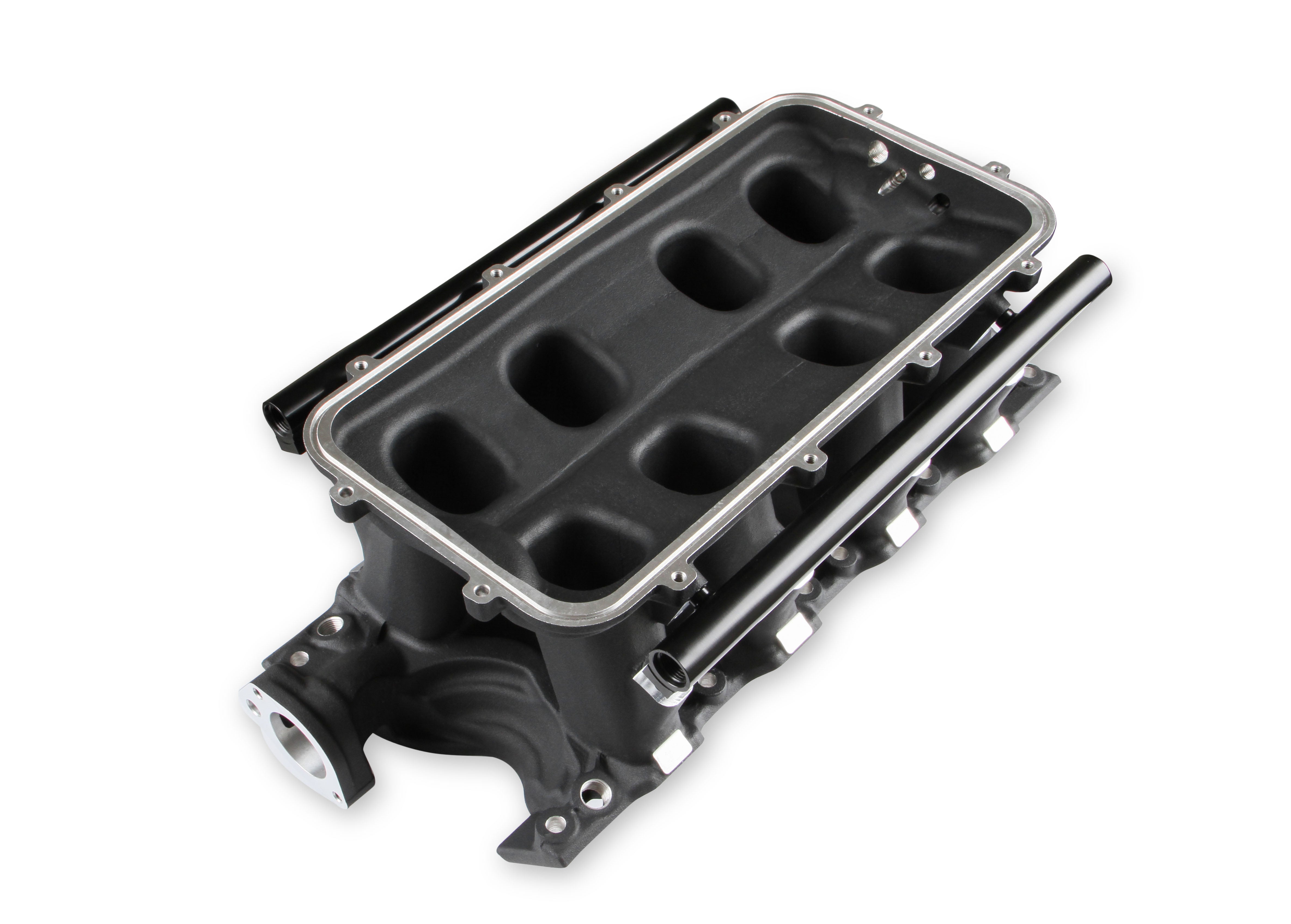 8.2" SBF Ford Hi-Ram EFI Manifold-Black
