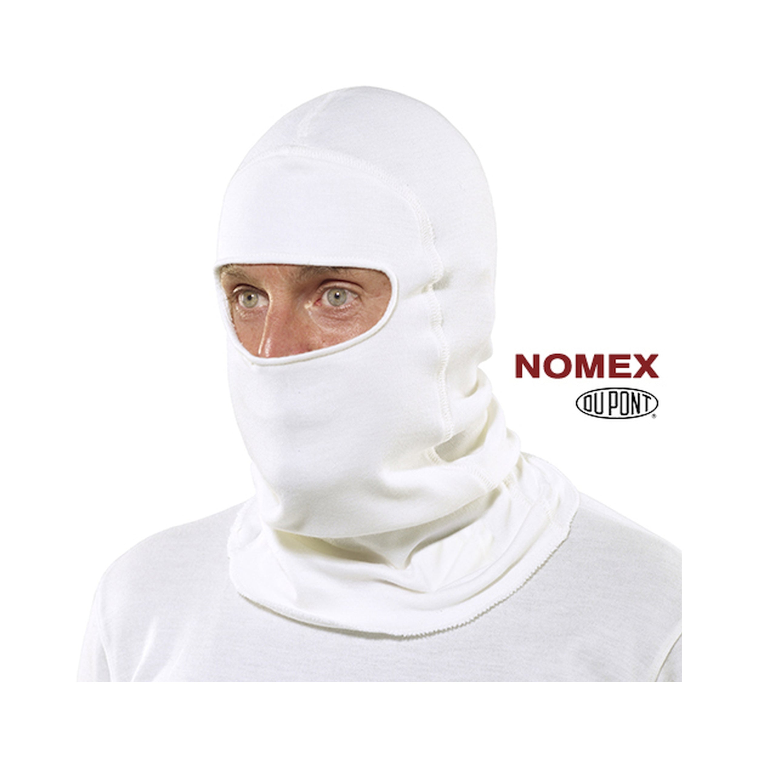 Simpson Racing Sfi Nomex Balaclava - White