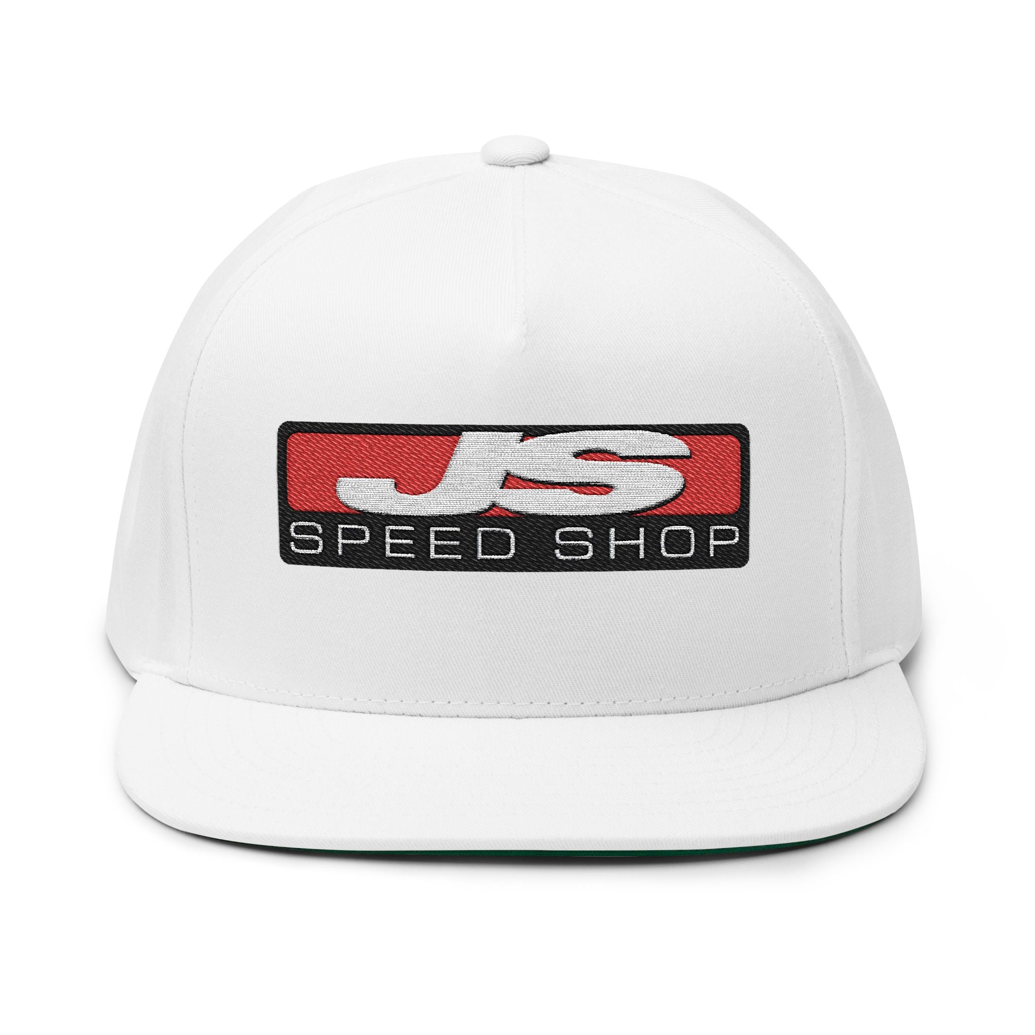 JS Speed Shop Logo Snapback Vintage Flat Bill Cap