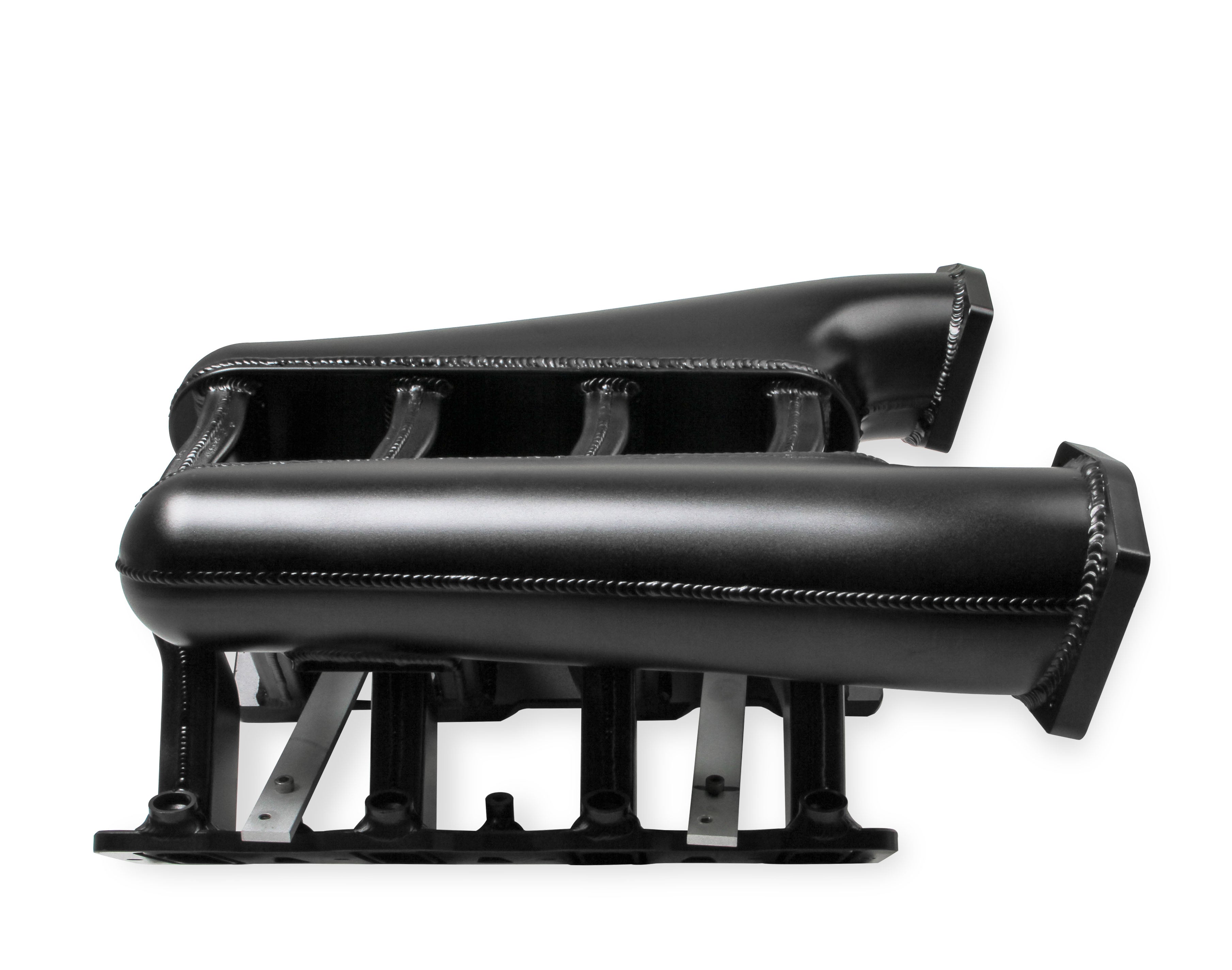 Sniper EFI Fabricated Intake Manifold Dual Plenum 102mm LS1/2/6, Rail Kit - Blk