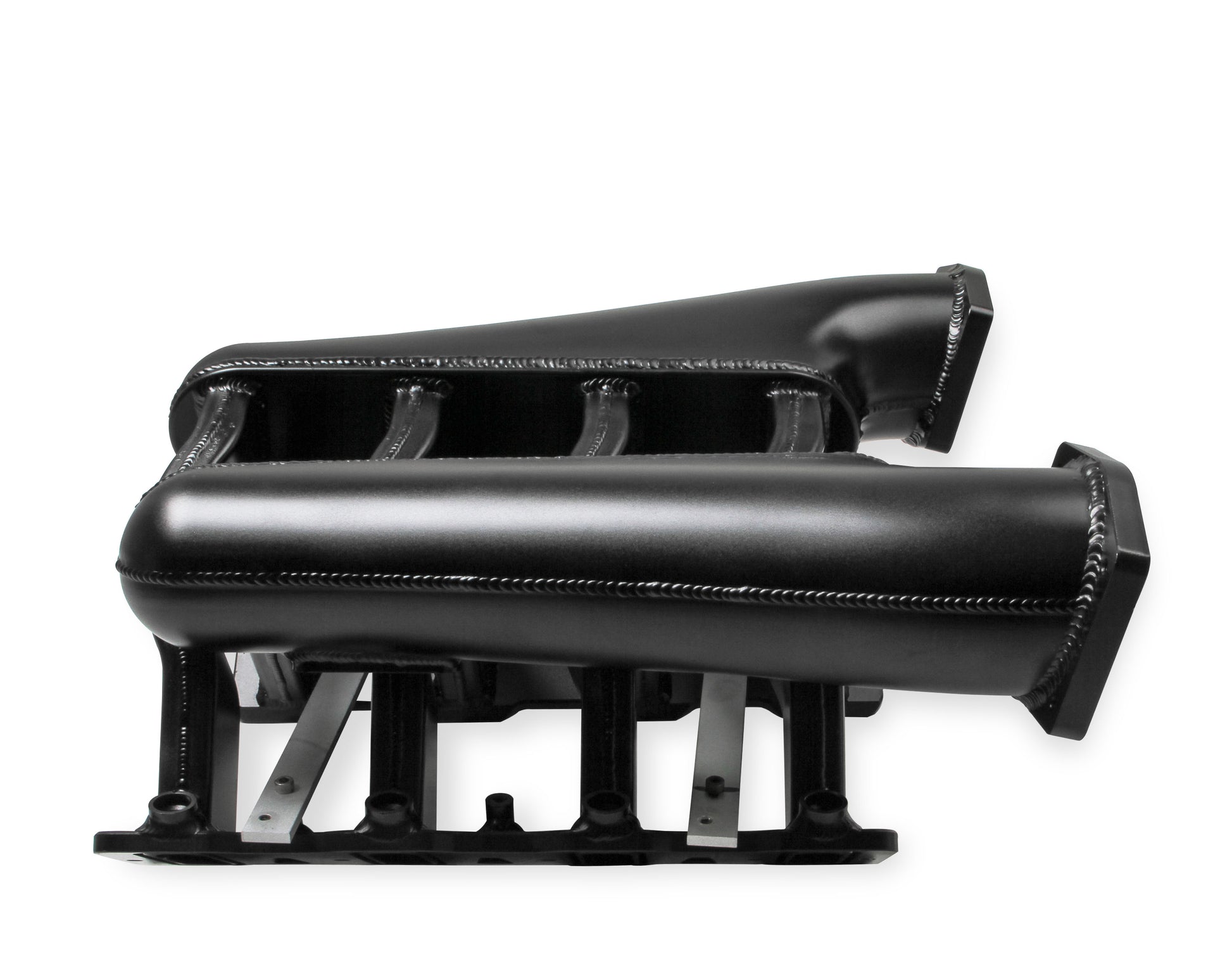Sniper EFI Fabricated Intake Manifold Dual Plenum 102mm LS1/2/6, Rail Kit - Blk