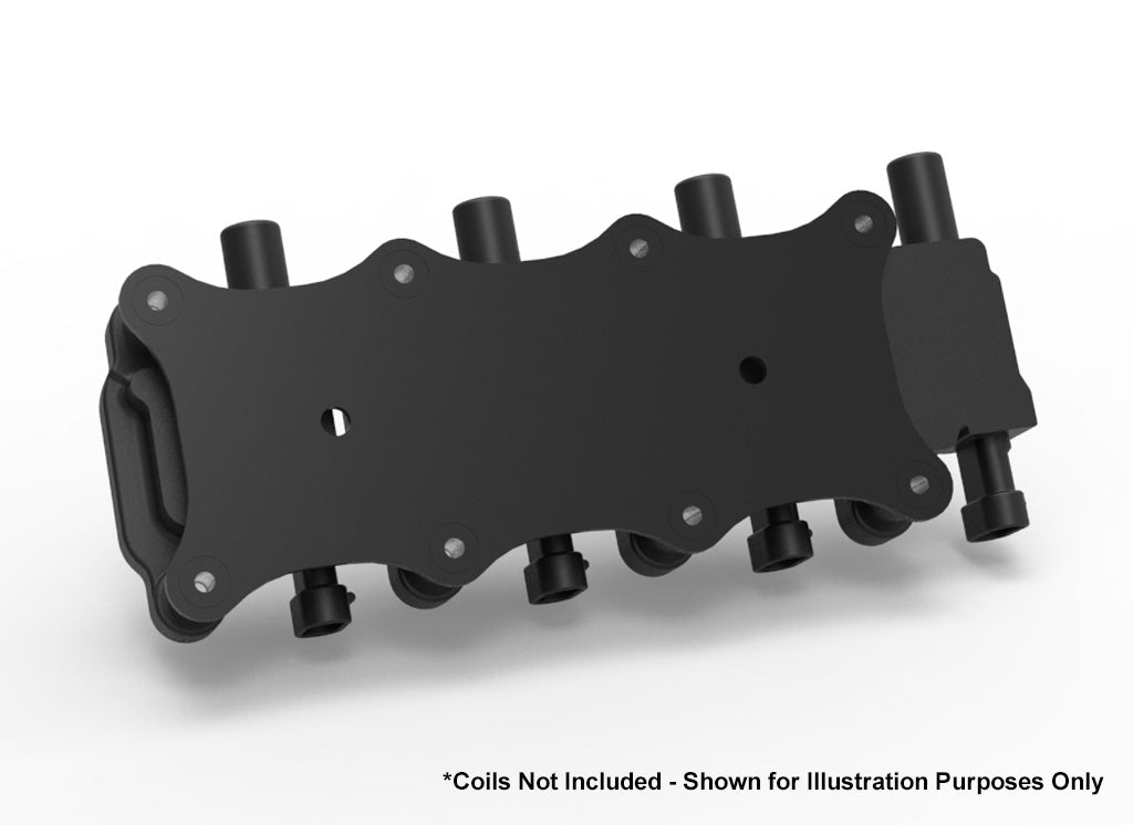 Holley EFI Igntion Coil Remote Relocation Bracket, Black Finish, Pair