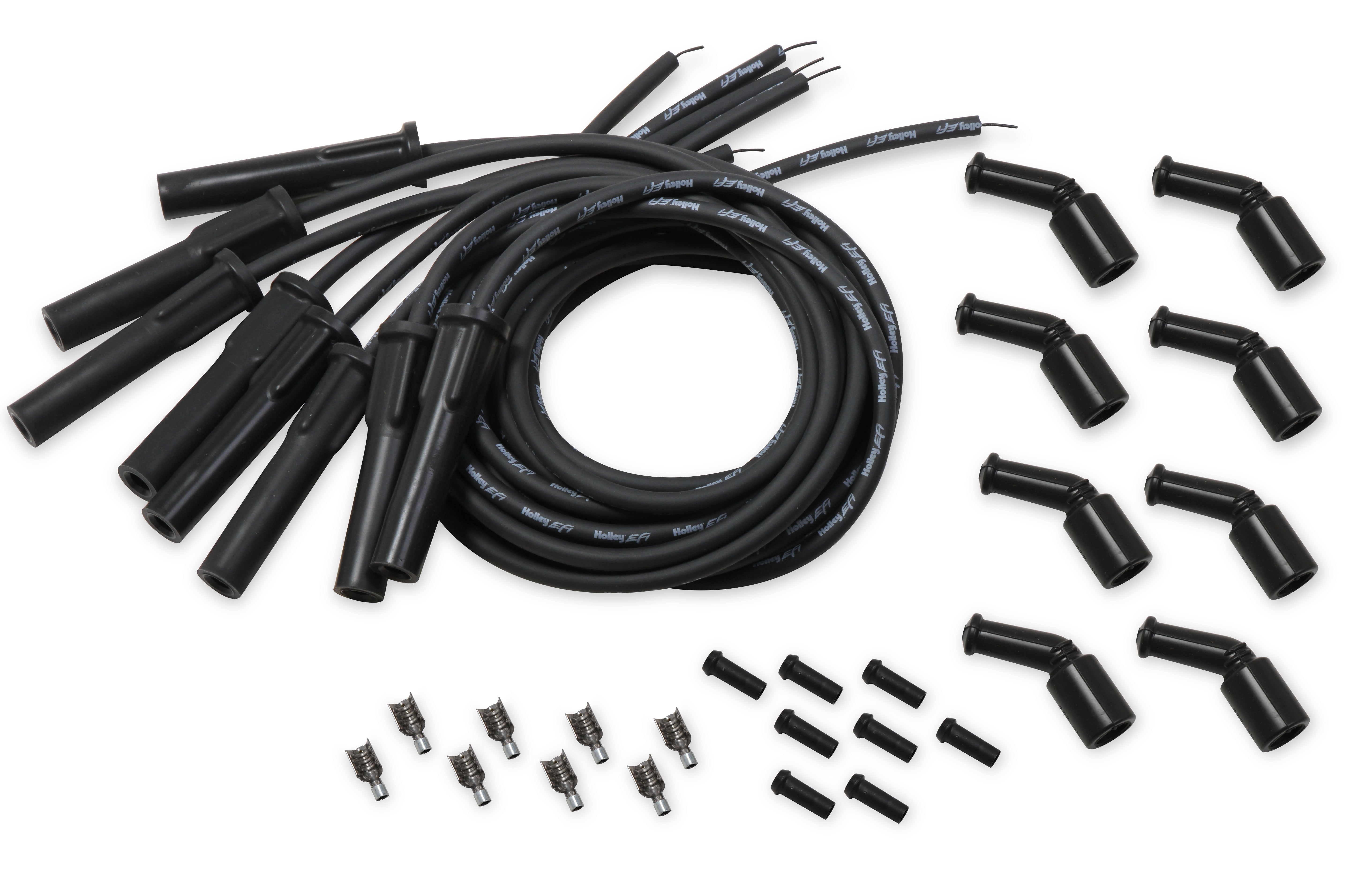 Holley EFI LS Spark Plug Wire Set - Cut to Fit