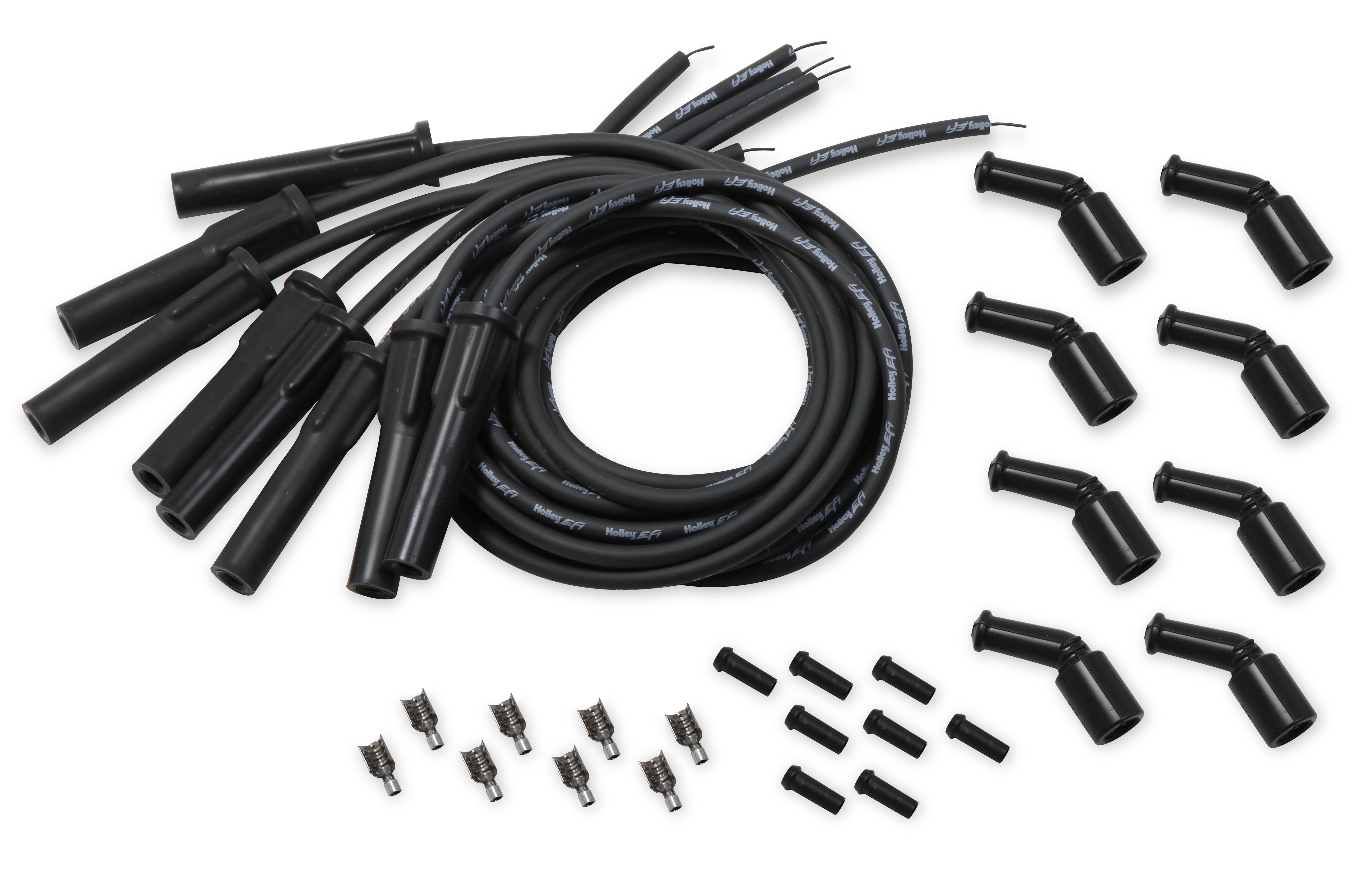 Holley EFI LS Spark Plug Wire Set - Cut to Fit