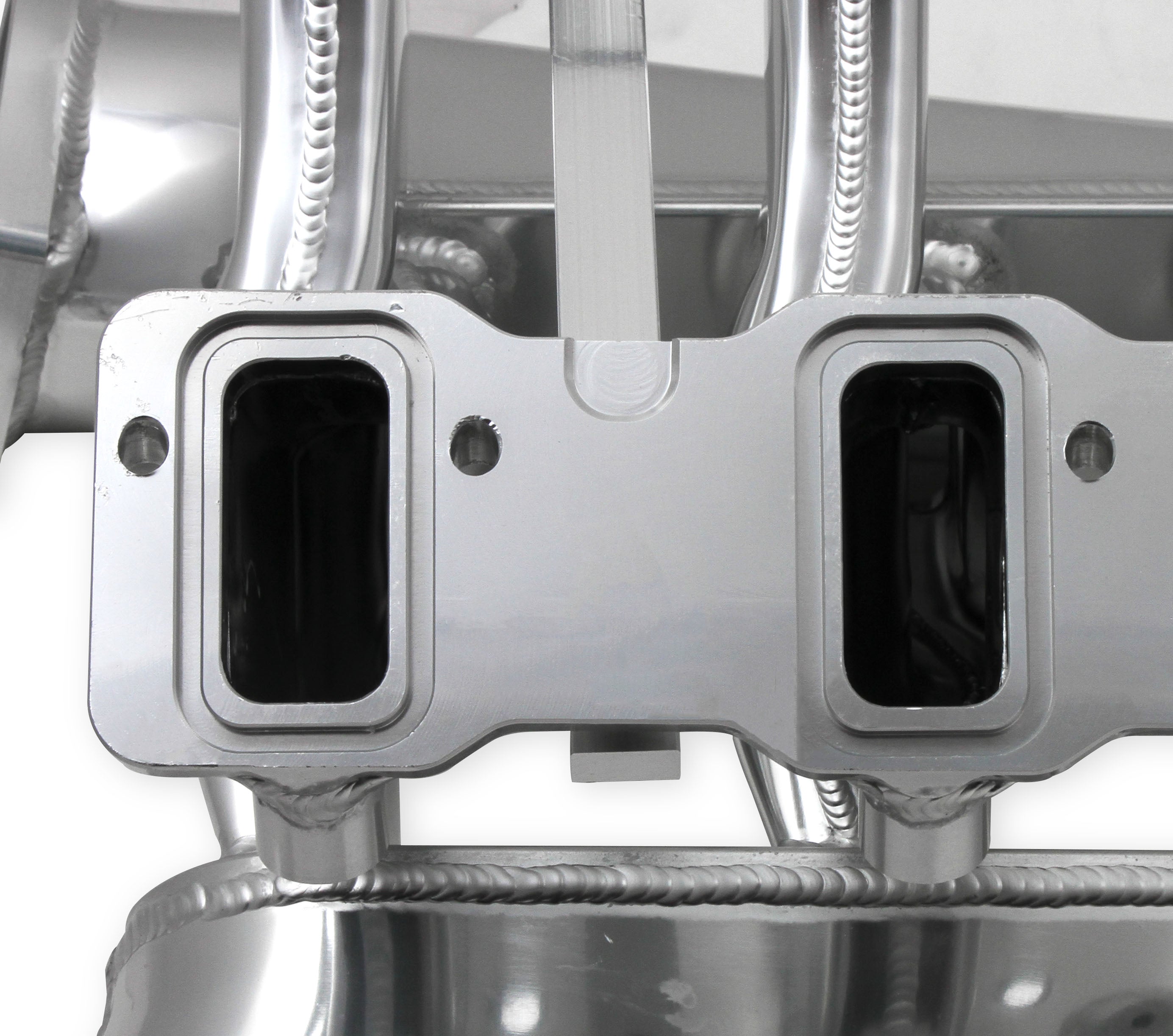 Sniper EFI Fabricated Intake Manifold Dual Plenum 102mm LS3/L92, Rail Kit - Slvr