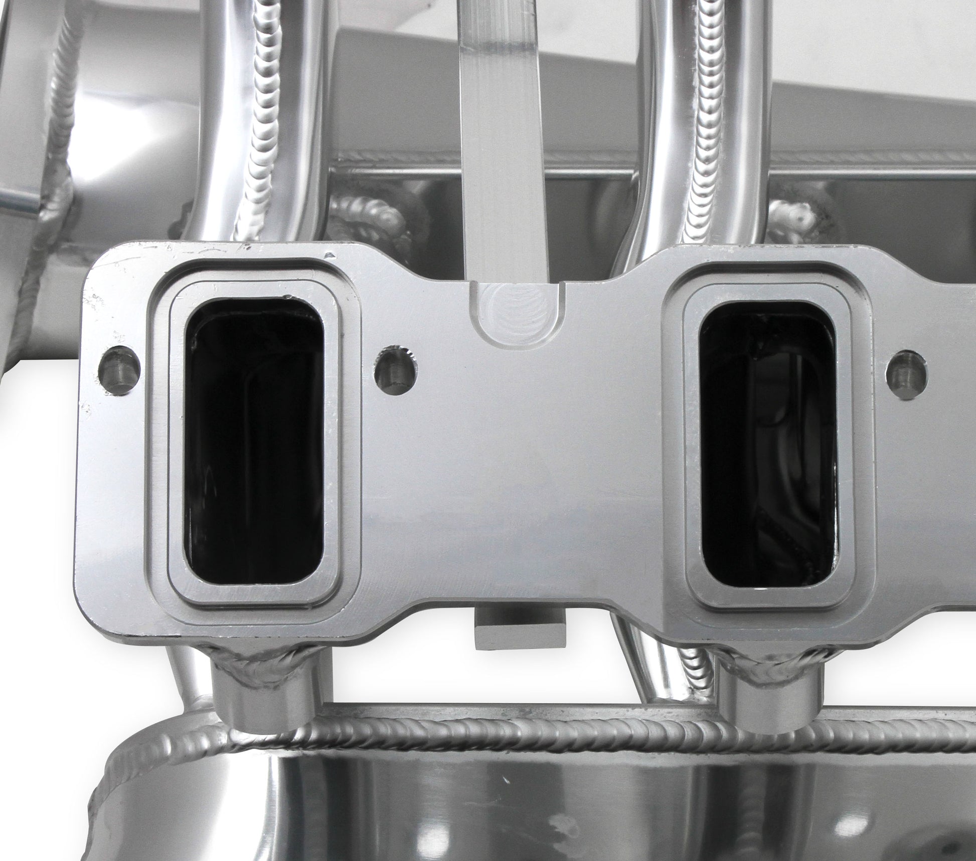 Sniper EFI Fabricated Intake Manifold Dual Plenum 102mm LS3/L92, Rail Kit - Slvr