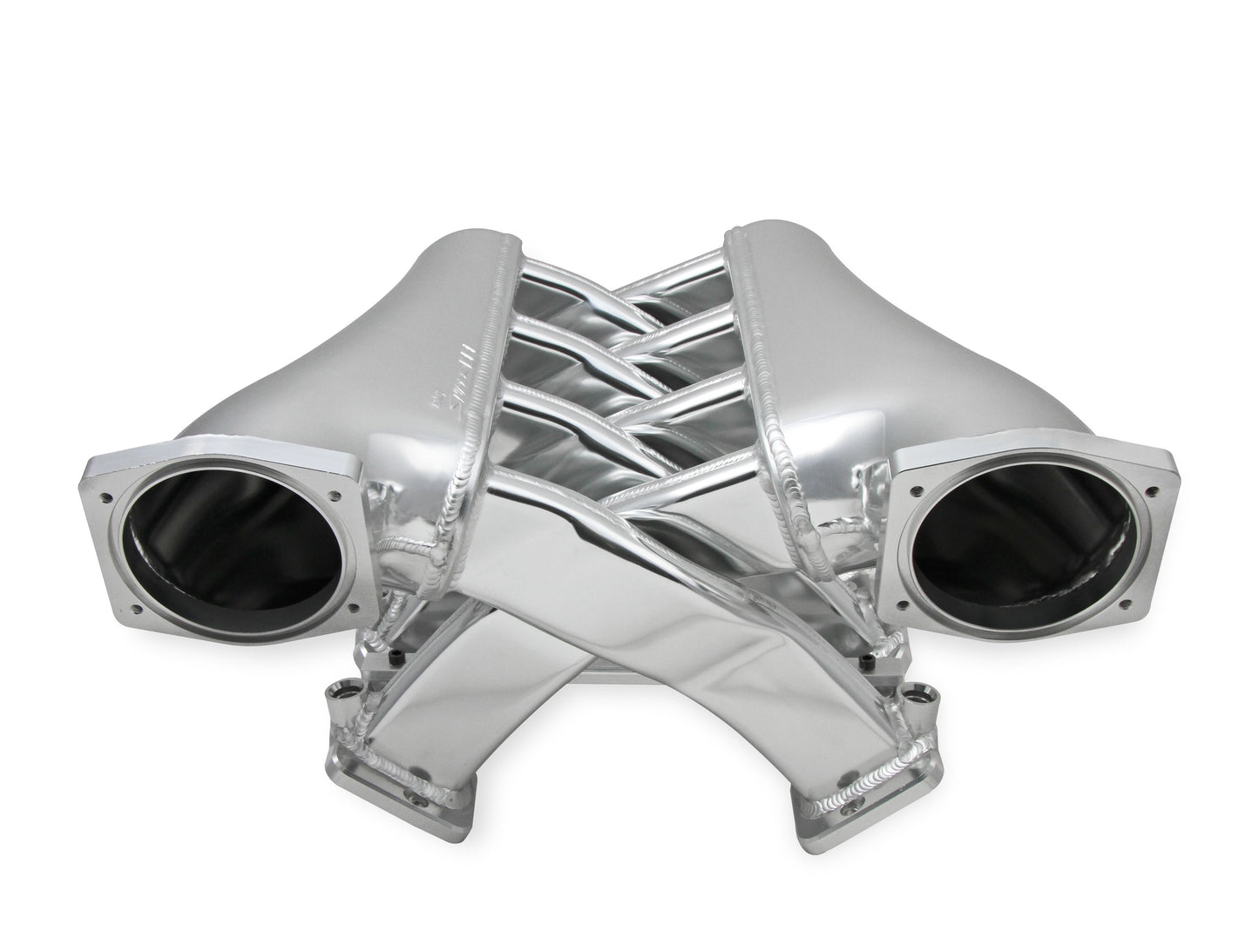 Sniper EFI Fabricated Intake Manifold Dual Plenum 102mm LS3/L92, Rail Kit - Slvr