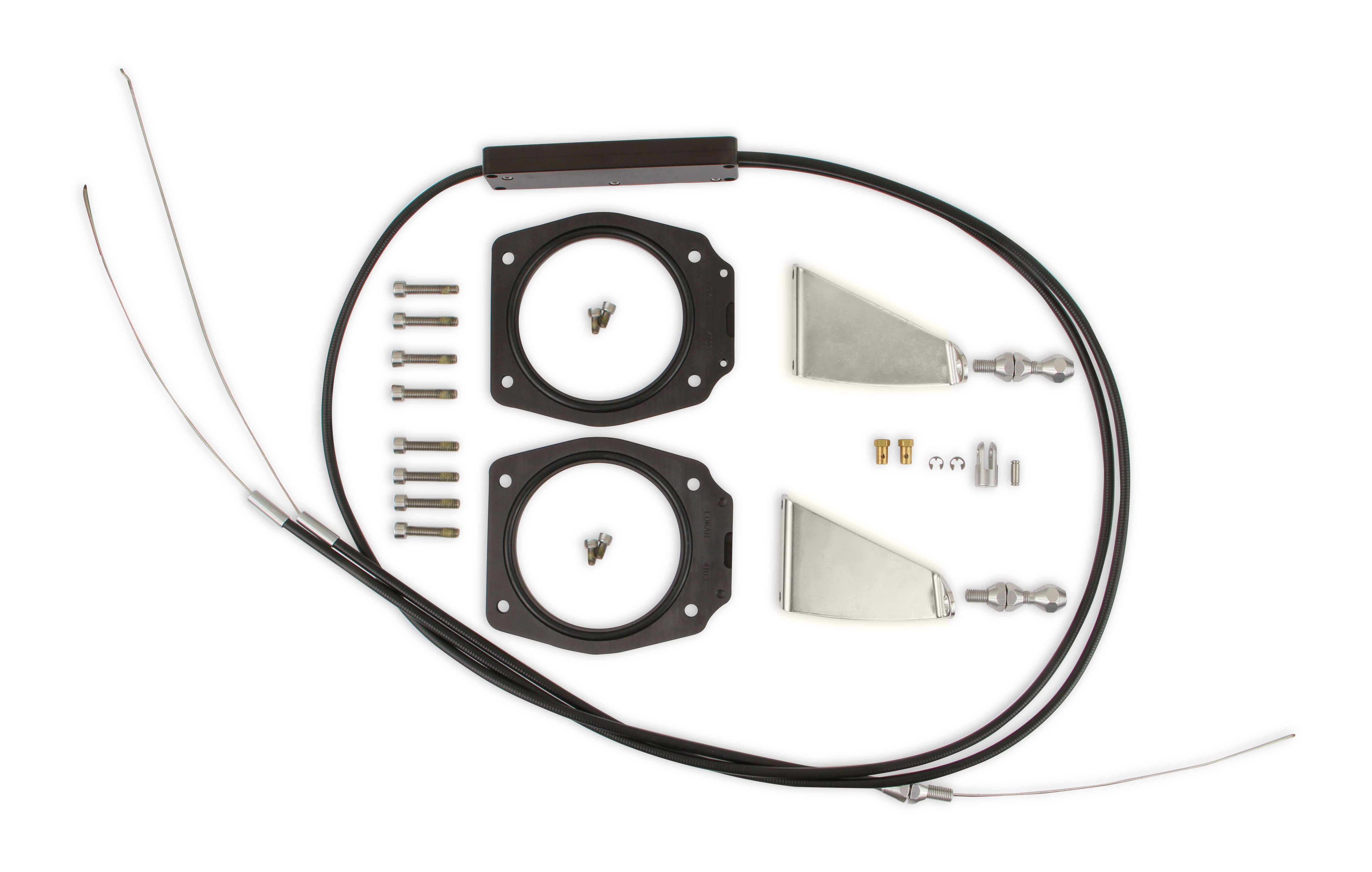 Sniper EFI Throttle Linkage Kit - Dual Plenum Intake - GM LS Engines