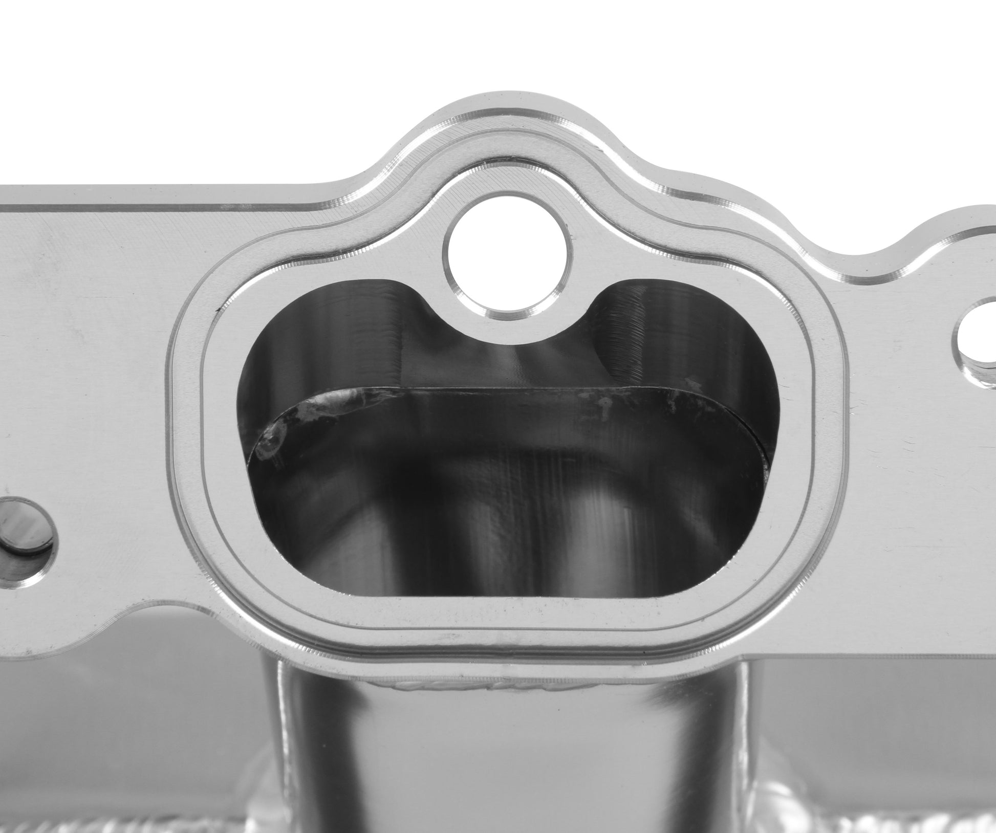 Sniper EFI Fabricated Race Intake Manifold - 2011-14 Ford 5.0L Coyote - Silver