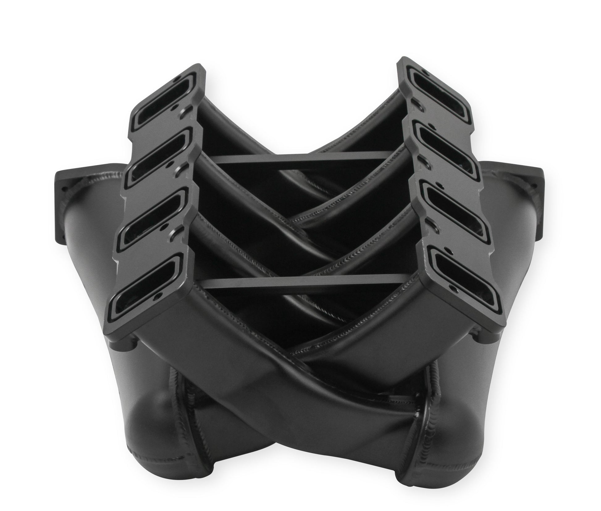 Sniper EFI Fabricated Intake Manifold Dual Plenum 102mm LS3/L92, Rail Kit - Blk