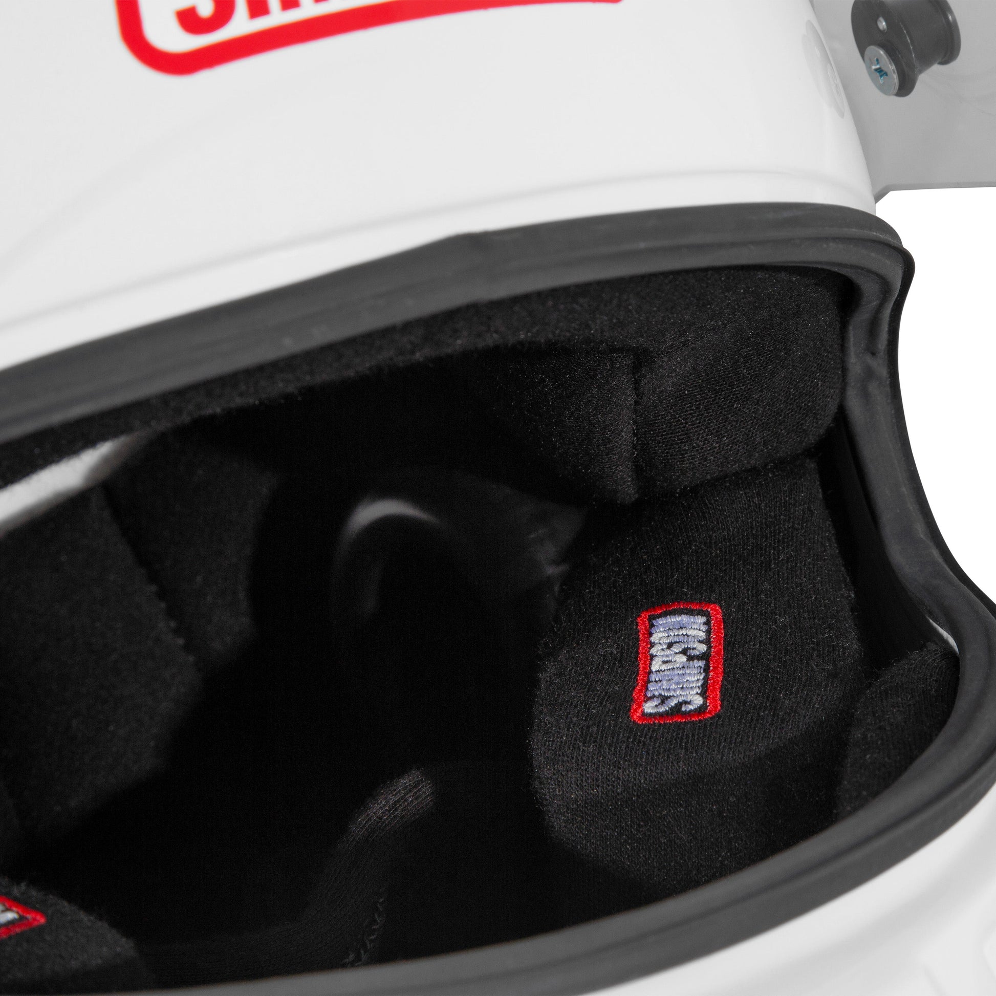 Simpson Vudo SA2025 helmet – Pearl White – Inside comfort view