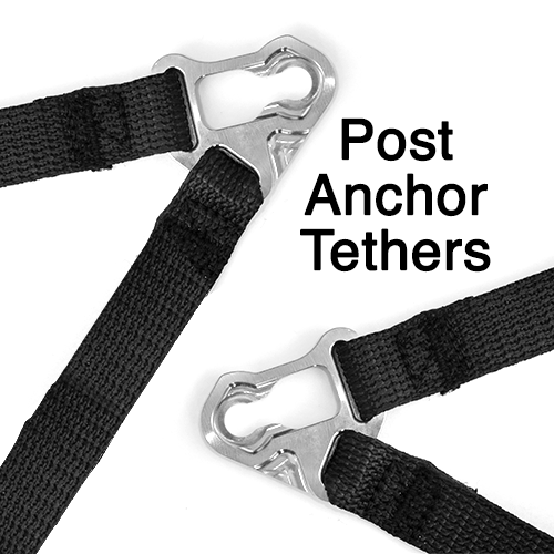 post anchor tethers