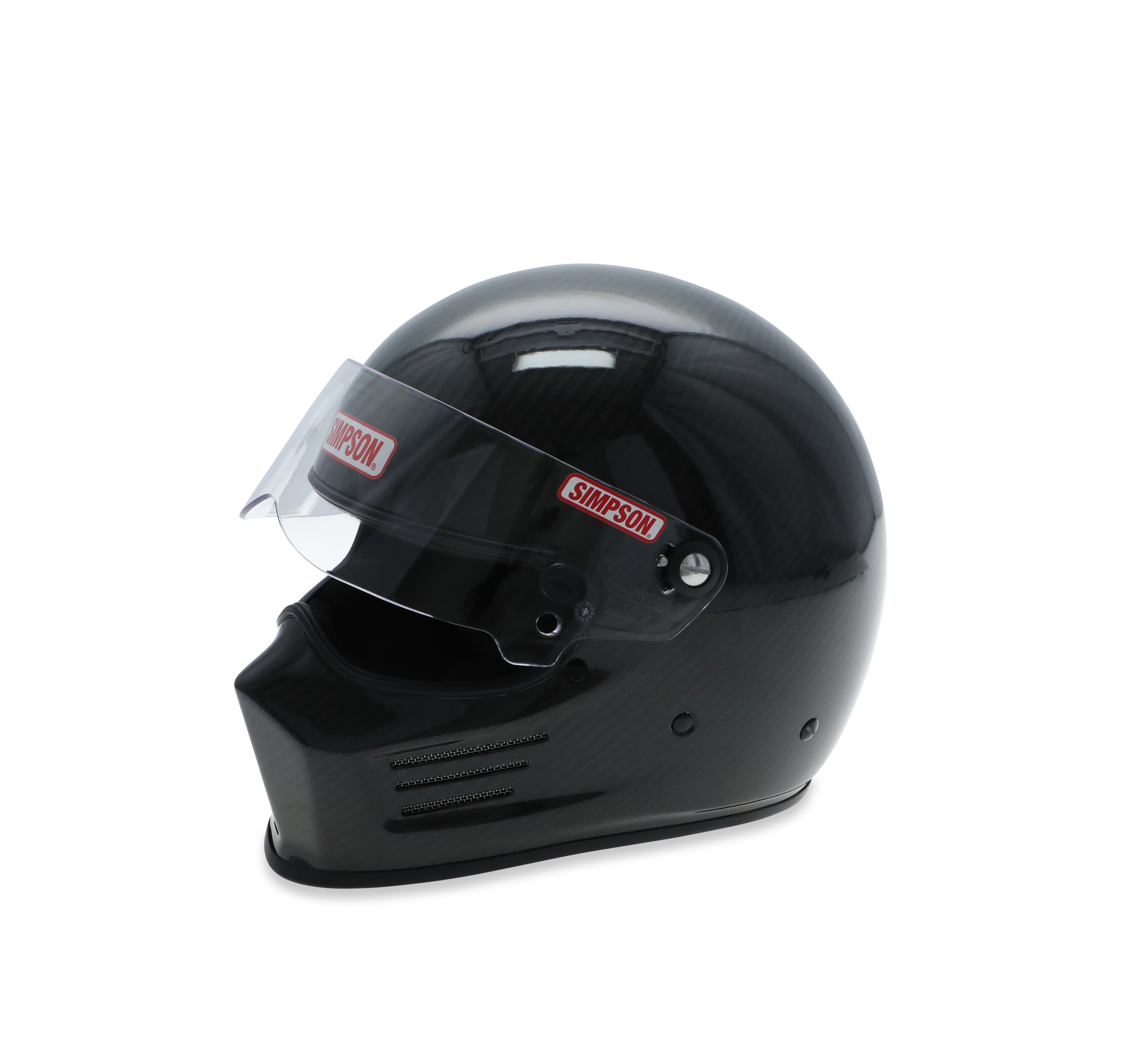 Simpson Racing Sa2020 Carbon Bandit Racing Helmet - Carbon Fiber