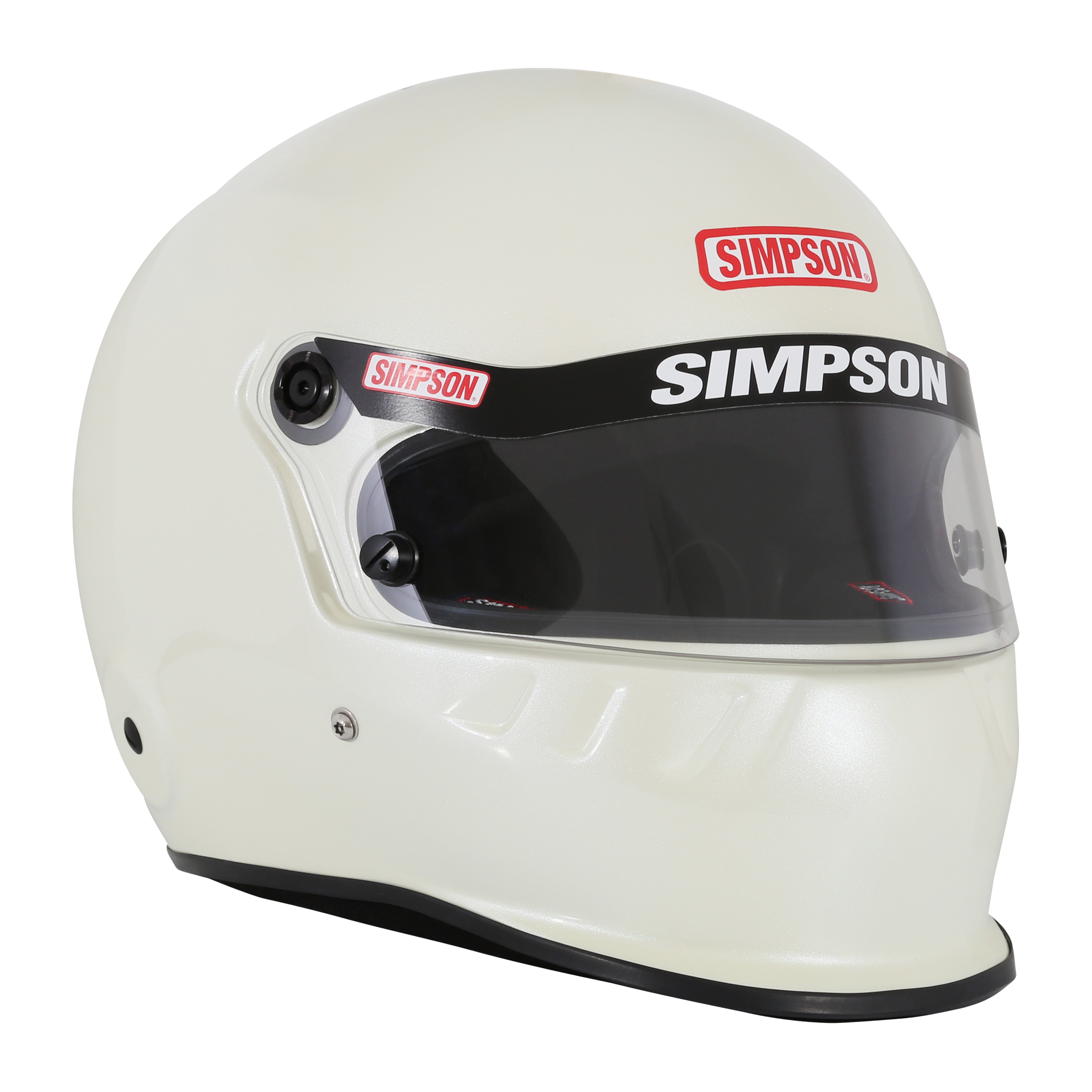 Simpson Vudo SA2025 Helmet - Small - Pearl White
